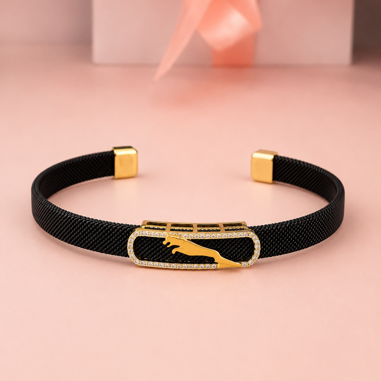 Panther Signature Gold Bracelet for Men