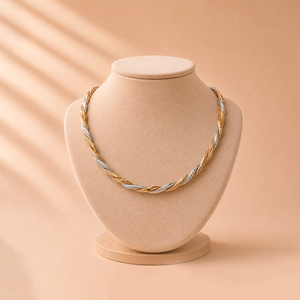 Sculpted Waves Necklace