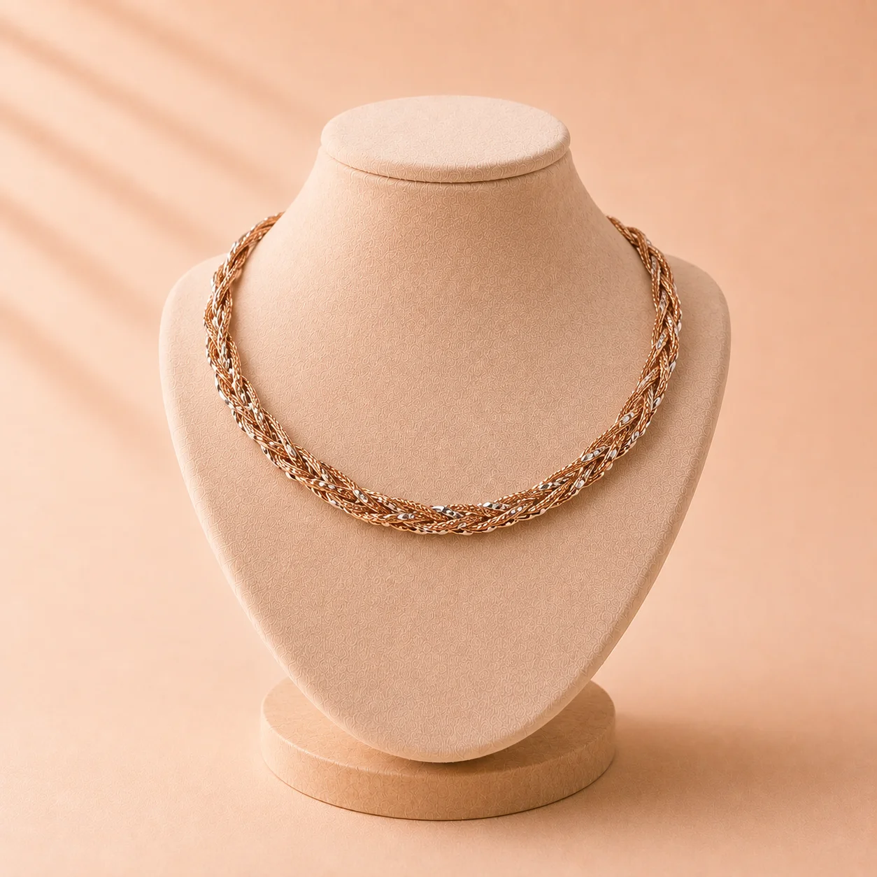 Multi-Strand Gold Necklace